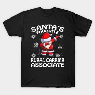 Santas Favorite Rural Carrier Associate Christmas T-Shirt